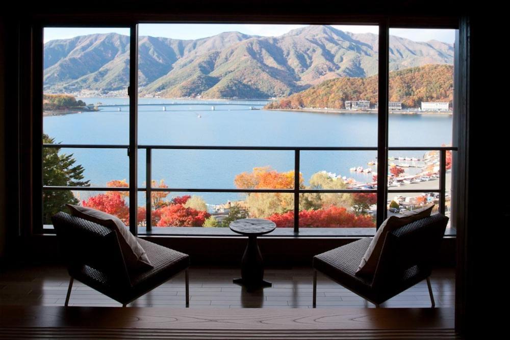 Rakuyu Hotel Fujikawaguchiko Bagian luar foto