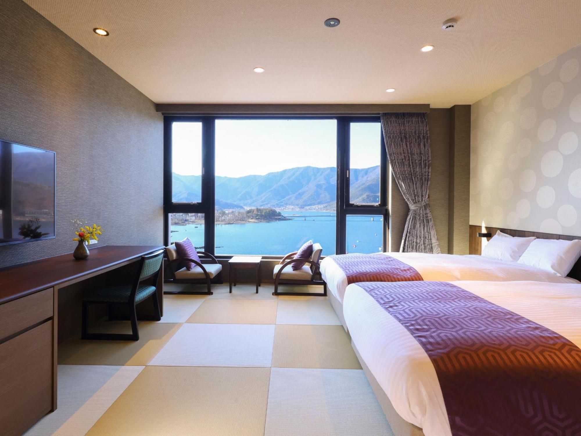 Rakuyu Hotel Fujikawaguchiko Bagian luar foto