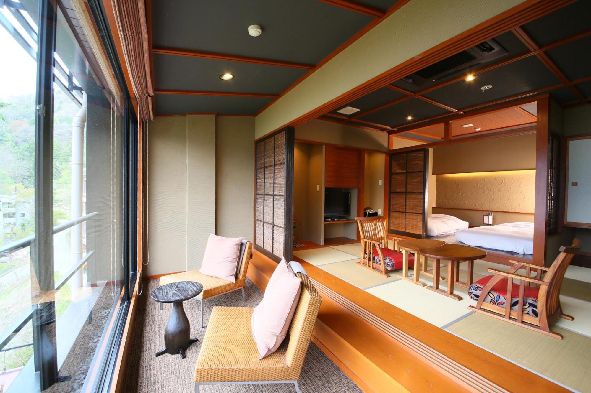 Rakuyu Hotel Fujikawaguchiko Bagian luar foto